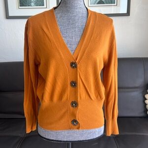 ZARA Crop Cardigan Sweater